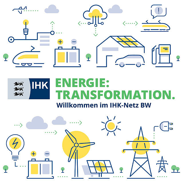 Collage der Energie-Webseite IHKs in BW